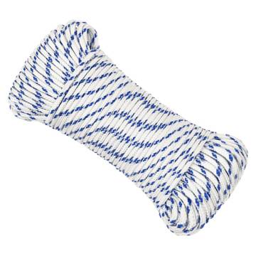 Boat Rope White 3mm 25m - Durable Polypropylene