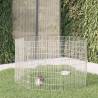 8-Panel Rabbit Cage 54x80 cm Galvanised Iron Size 54 x 80 cm Model 8-panel 