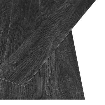 Self-Adhesive PVC Flooring Planks - Oak Anthracite 4.46 m²