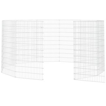 12-Panel Rabbit Cage - Spacious and Sturdy Design