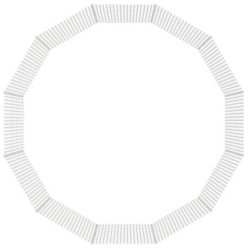 12-Panel Rabbit Cage - Spacious and Sturdy Design