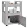 Kitchen Trolley Grey Sonoma - 60x45x80 cm Engineered Wood