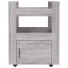 Kitchen Trolley Grey Sonoma - 60x45x80 cm Engineered Wood