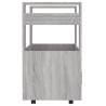 Kitchen Trolley Grey Sonoma - 60x45x80 cm Engineered Wood