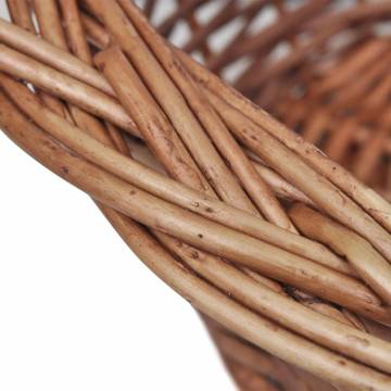 Willow Dog Basket/Pet Bed Natural 70cm - Comfortable & Stylish