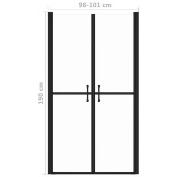 Shower Door Clear ESG (98-101)x190 cm - Stylish & Functional