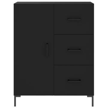 Stylish Highboard Black 69.5x34x180 cm - Durable Storage