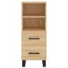 Stylish Highboard Sonoma Oak | 34.5x34x180 cm - Hipomarket