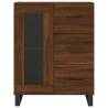 Highboard Brown Oak 69.5x34x180 cm - Stylish Storage Solution