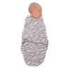 Bo Jungle Grey & White Tiger Swaddling Blanket - Cozy & Secure