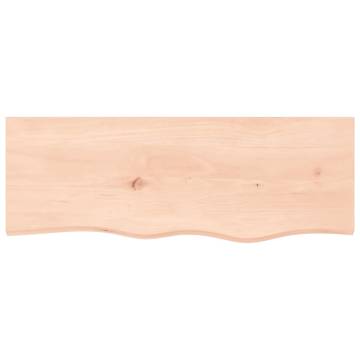 Bathroom Countertop 80x30x(2-6) cm Untreated Solid Wood