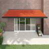 Retractable Awning Orange and Brown 4.5x3 m Fabric and Aluminium Quantity in Package 1 Colour orange and black Size 450 x 300 cm 