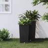 Planter with Removable Inner Anthracite 11 / 26.5 L PP Rattan Colour anthracite Size 26.5 l Quantity in Package 1 