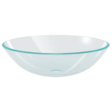 42 cm Tempered Glass Basin - Stylish & Easy to Clean