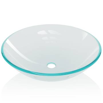 42 cm Tempered Glass Basin - Stylish & Easy to Clean