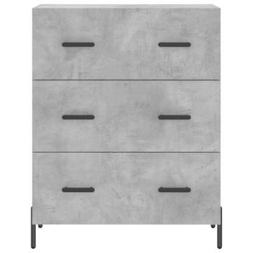 Highboard Concrete Grey | Elegant Engineered Wood Storage