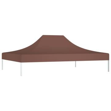 Party Tent Roof 4x3 m Brown - Durable & Weather-Resistant