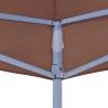 Party Tent Roof 4x3 m Brown - Durable & Weather-Resistant