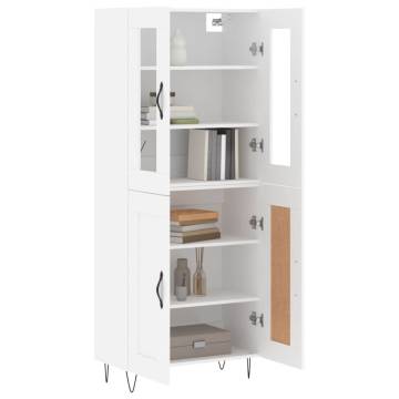 Stylish Highboard White 69.5x34x180 cm - Shop Now!