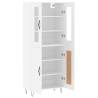 Stylish Highboard White 69.5x34x180 cm - Shop Now!