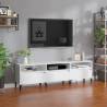 TV Cabinet High Gloss White 150x30x44.5 cm Engineered Wood Colour high gloss white Quantity in Package 1 Width 150 cm Depth 30 cm 