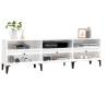 High Gloss White TV Cabinet - Stylish & Functional Storage