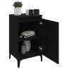 Stylish Black Bedside Cabinets - 2 pcs, 40x35x70 cm