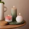 Bolsius Rustic Pillar Candles Sunset - Foggy Green & Oxide Blue