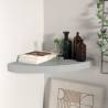 Floating Corner Shelf Grey 35x35x3.8 cm MDF Colour grey Size 35 x 35 x 3.8 cm Quantity in Package 1 Number of Pieces 