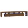 Stylish LED TV Cabinet in Brown Oak | Hipo Market