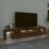 Stylish LED TV Cabinet in Brown Oak | Hipo Market