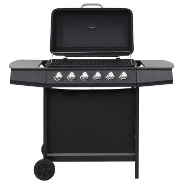 Gas BBQ Grill with 6 Cooking Zones - Stylish & Durable