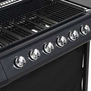 Gas BBQ Grill with 6 Cooking Zones - Stylish & Durable