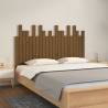 Wall Headboard Honey Brown 140x3x80 cm Solid Wood Pine Colour honey brown Size 140 x 80 cm Quantity in Package 1 