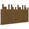 Honey Brown Wall Headboard 140x80 cm - Solid Pine Wood