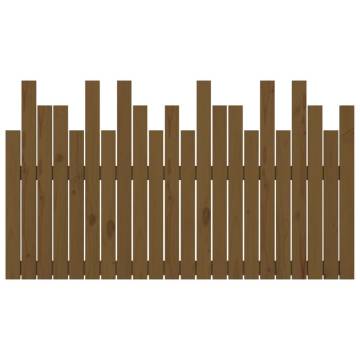 Honey Brown Wall Headboard 140x80 cm - Solid Pine Wood