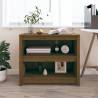 Book Cabinet Honey Brown 80x35x68 cm Solid Wood Pine Colour honey brown Quantity in Package 1 Height 68 cm Width 80 cm 