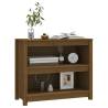 Book Cabinet Honey Brown Solid Wood Pine - 80x35x68 cm