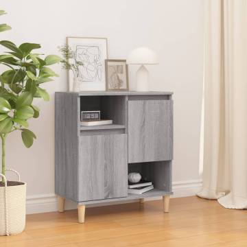 Stylish Grey Sonoma Sideboard - 60x35x70 cm | Hipomarket