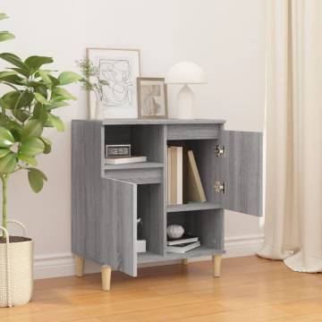 Stylish Grey Sonoma Sideboard - 60x35x70 cm | Hipomarket