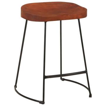 Gavin Bar Stools - Set of 2 Solid Mango Wood | Hipomarket