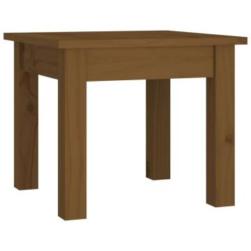 Stylish Honey Brown Coffee Table - Solid Pine Wood | HipoMarket