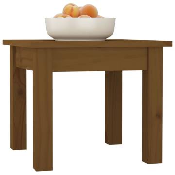 Stylish Honey Brown Coffee Table - Solid Pine Wood | HipoMarket