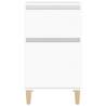 Elegant White Bedside Cabinets - 2 pcs | Hipomarket UK