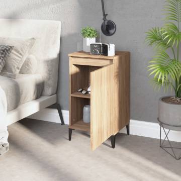 Stylish Sonoma Oak Bedside Cabinets - Set of 2 | Hipomarket