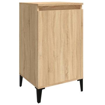 Stylish Sonoma Oak Bedside Cabinets - Set of 2 | Hipomarket