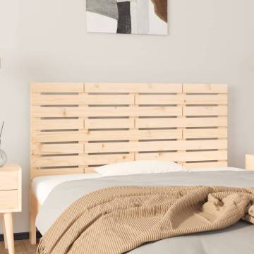 Elegant Wall Headboard in Solid Pine - 156x3x63 cm