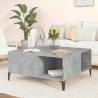 Coffee Table Concrete Grey 80x80x36.5 cm Engineered Wood Colour concrete grey Quantity in Package 1 