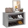 Elegant Grey Sonoma Shoe Rack - Space-Saving Storage Solution