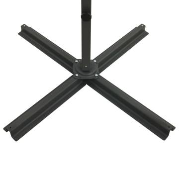 Cantilever Umbrella with LED Lights - 250 cm Anthracite